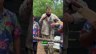 Master Machete Skills: Pro Techniques with Bone Tactical #shorts