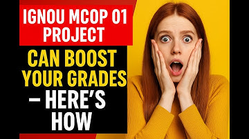 How to Write IGNOU MCOP 01 Project Synopsis | Complete Tutorial