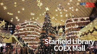 Starfield Library at COEX Mall | Christmas Lights in Seoul