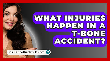 What Injuries Happen In A T-bone Accident? - InsuranceGuide360.com