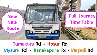 New NICE Route BMTC Bus Journey