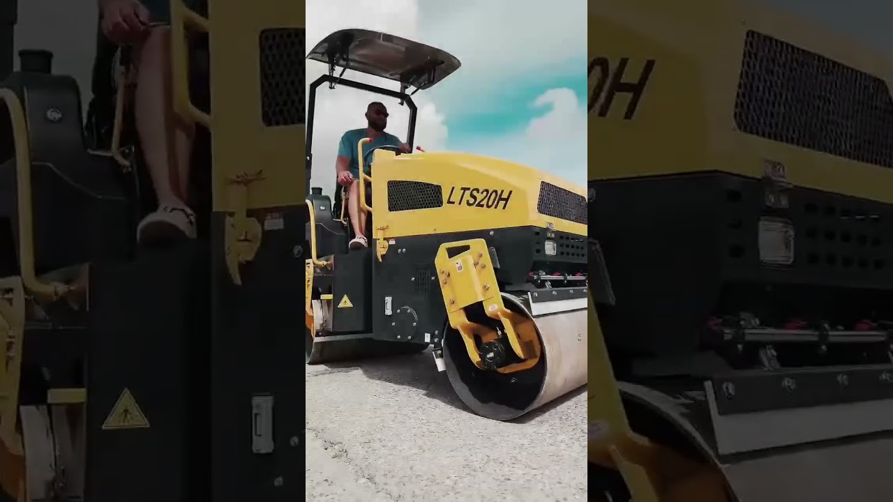 Каток, который влезет везде! LUTONG 2 т — маленький, но суровый помощник на стройке