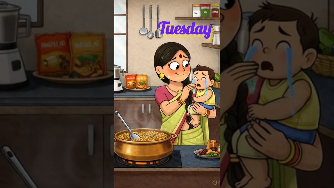ప్రతి రోజు పండుగే… కానీ వంట మాత్రం ఆమెదే😓 #telugushorts  #mom #womenpower #respectwomen