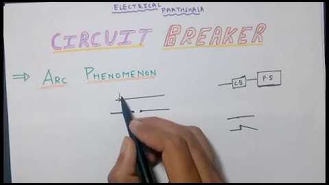 Arc phenomenon in circuit breakers in hindi , switchgear and protection