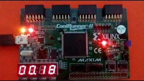 Tutorial: Cool Runer II CPLD Starter Board  (Xilinx) and Display