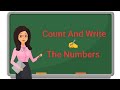 Count and write # counting #गिनती # preschool Maths # how to start count the object #count the Dots