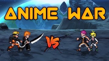 Ichigo V3 (all form) & Naruto OP (all form) VS Natsu (all form) & Meliodas in Jump Force Mugen