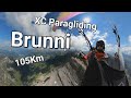 XC Paragliding, Brunni 105km - Timelapse