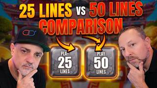 We Ran 200 Spins on 25 Lines vs 50 Lines (Which Won?)