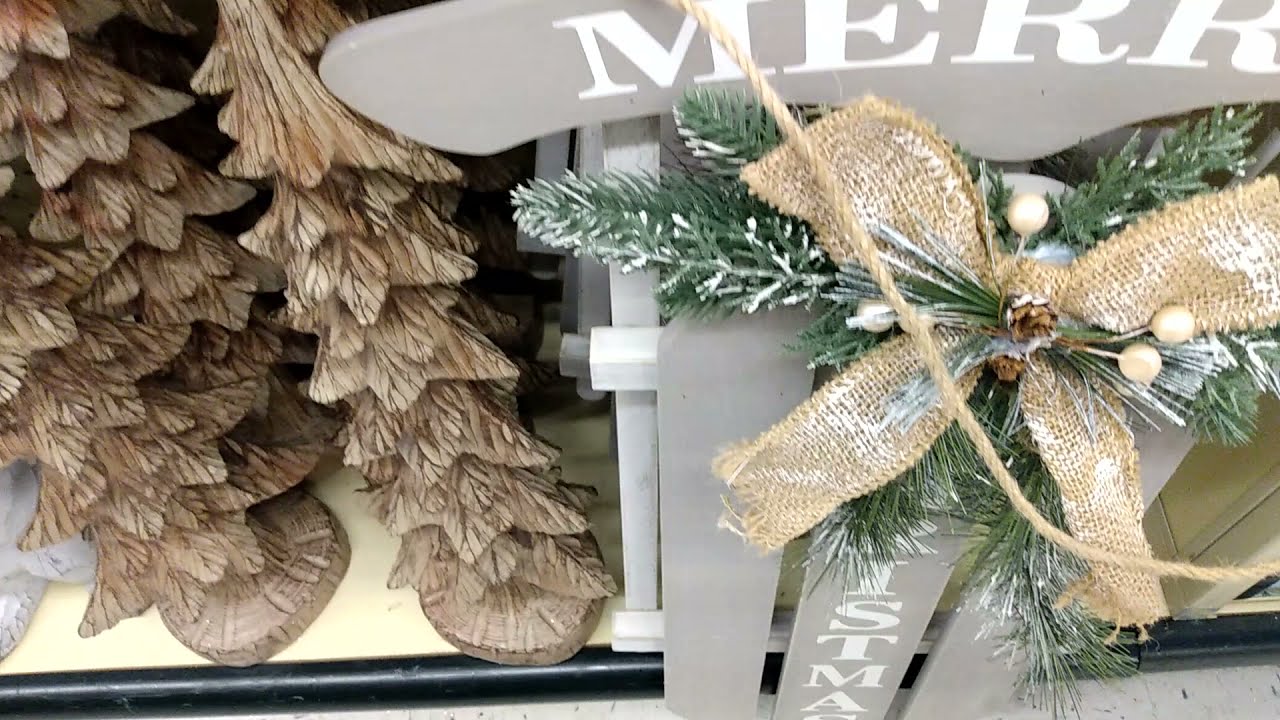BLACK AND WHITE CHRISTMAS DECOR At HOBBY LOBBY - YouTube