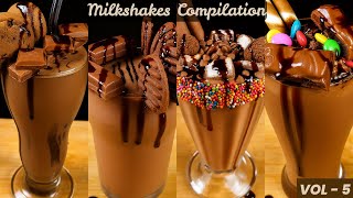 Ultimate Milkshakes Compilation Vol-5 Cadbury, Dark Fantasy & More Mcsamycookingstyleasmr