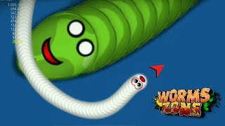 Worms zone.io Pro Skill Smallest Worm Trolling Giant Worm Epic Worms zone.io (Best Funny/Moments)