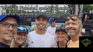 A permaculture pickleball kombucha winter