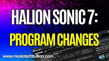 Halion Sonic 7: Using Program Changes