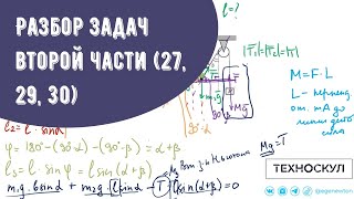 Демоверсия Физика ЕГЭ 2021. Разбор задач второй части (27, 29, 30)