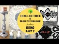 BOHO DIY HOME DECOR PT. 2/SUPER CHEAP/DOLLAR TREE DIY/TRASH TO TREASURE/FREE CRAFTS/HOT HUMBLE PIE