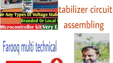4 relay circuit for vpltage stabilizer | voltage stablizer cicuit assembleing | farooq multi tech