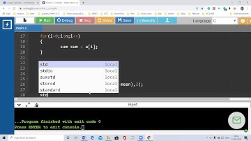Program 14 Pointers (Sum, mean, standard Deviation)