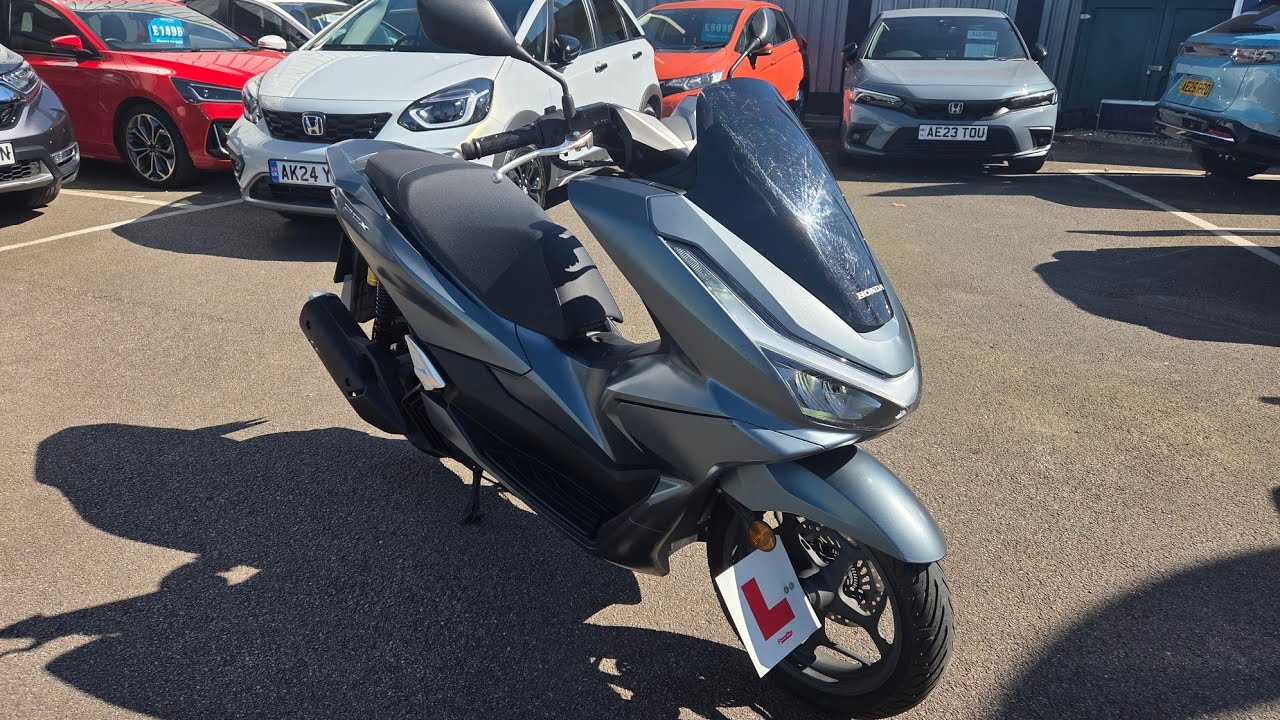 2025 HONDA PCX - MATT DIM GREY - 3230 MILES - YouTube