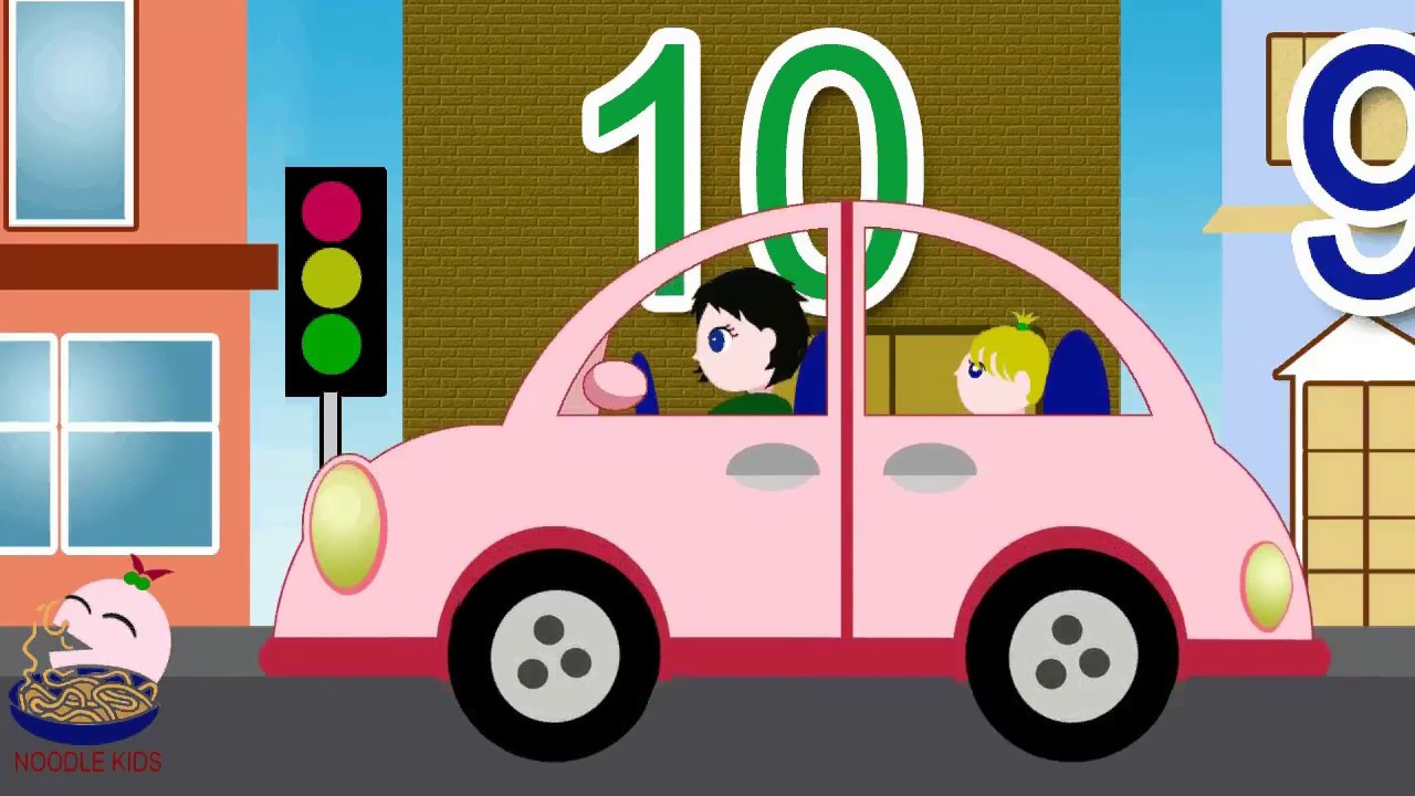 Learn Numbers from 1 to 10 with 123 Numbers Song by Noodle Kids