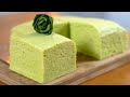 蒸香兰海绵蛋糕 | 无泡打粉苏打粉 | 分蛋法 Steamed Pandan Sponge Cake | No Baking Powder & Soda [小雁/我的爱心食谱]