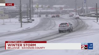 Current road conditions in Belleuve