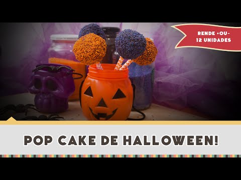Pop Cake de Halloween - Receitas de Minuto EXPRESS #174