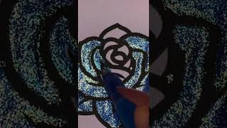 Satisfying coloring with glitter 😍 #glitter #coloring #arttherapy #coloringvideo 