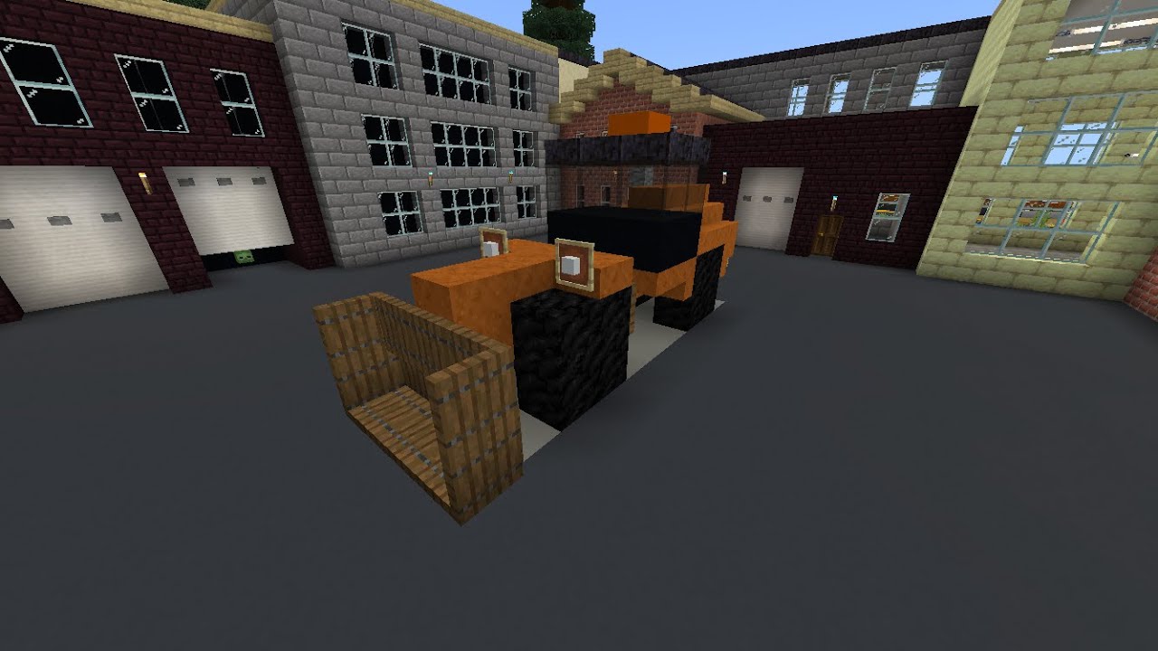 How To Build A Wheel Loader In Minecraft - YouTube