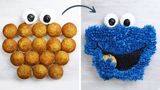 COOKIE MONSTER SHAPED CAKE DESIGN | 10 Big Cake Decoration  | Creative and Delicious Dessert Idea