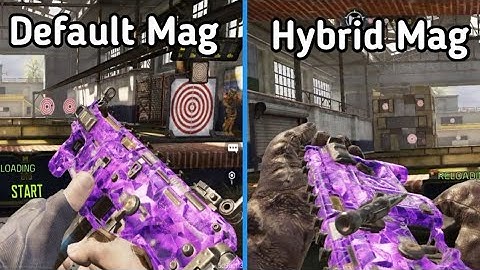 Default mag Vs Hybrid mag (mx9) Reload animation are different