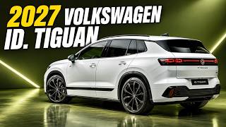 Первый взгляд на новый электрический кроссовер Volkswagen ID. Tiguan R-Line (2027)