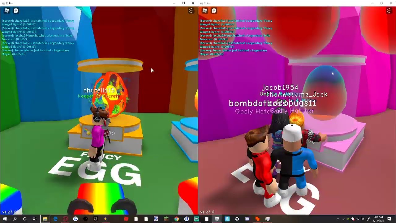 AFK HATCHING FOR RB GRY/OG DOGCAT ON 2 ACCOUNTS