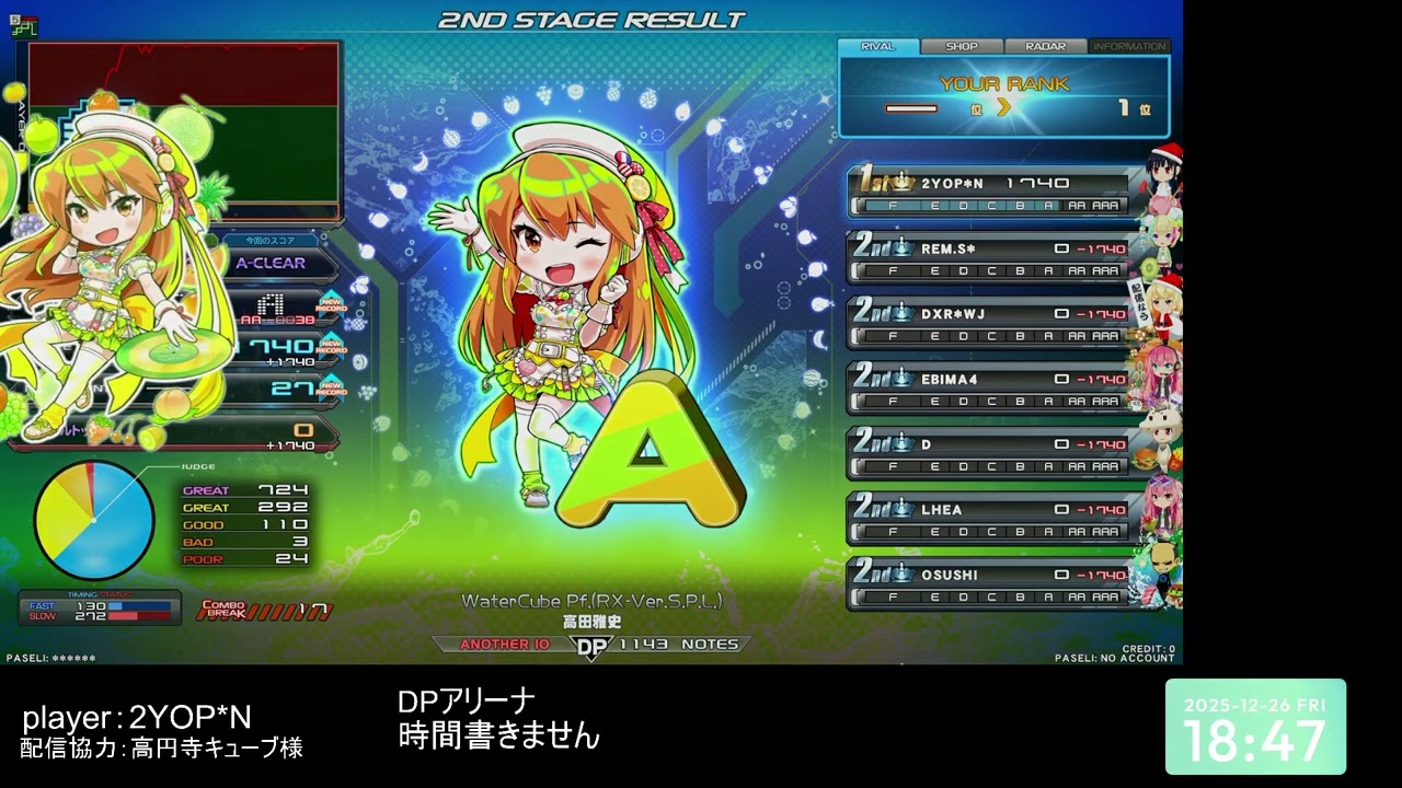 【アリーナ味見】beatmaniaIIDX AC