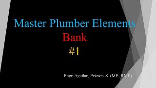 Master Plumber Elements Bank #1 l Past Board Exam screenshot 3