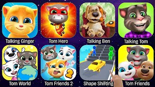 Tom Hero, Talking Ginger, Talking Ben, My Tom & Shape Shifting | Best Games screenshot 4