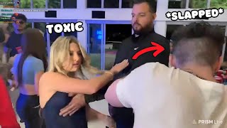 Toxic Woman SLAPS Man And Instantly Regrets It