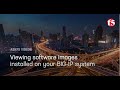 Viewing software images installed on your BIG-IP system