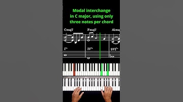 3-Note Chord Progression with Modal Interchange +Sheet Music