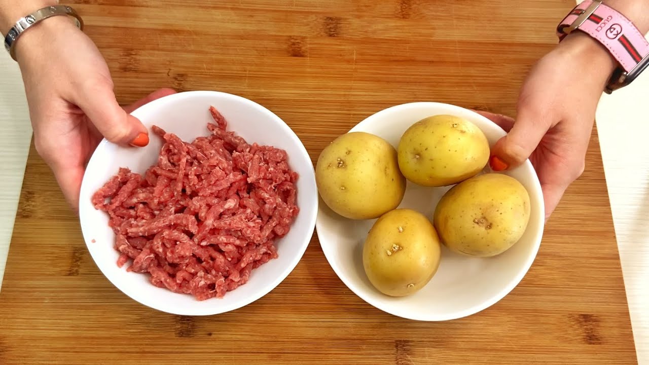 У ВАС ЕСТЬ КАРТОФЕЛЬ И МЯСНЫЙ ФАРШ? ПОПРОБУЙТЕ СДЕЛАТЬ ЭТИ ЛЕГКИЕ И БЫСТРЫЕ РЕЦЕПТЫ asmr