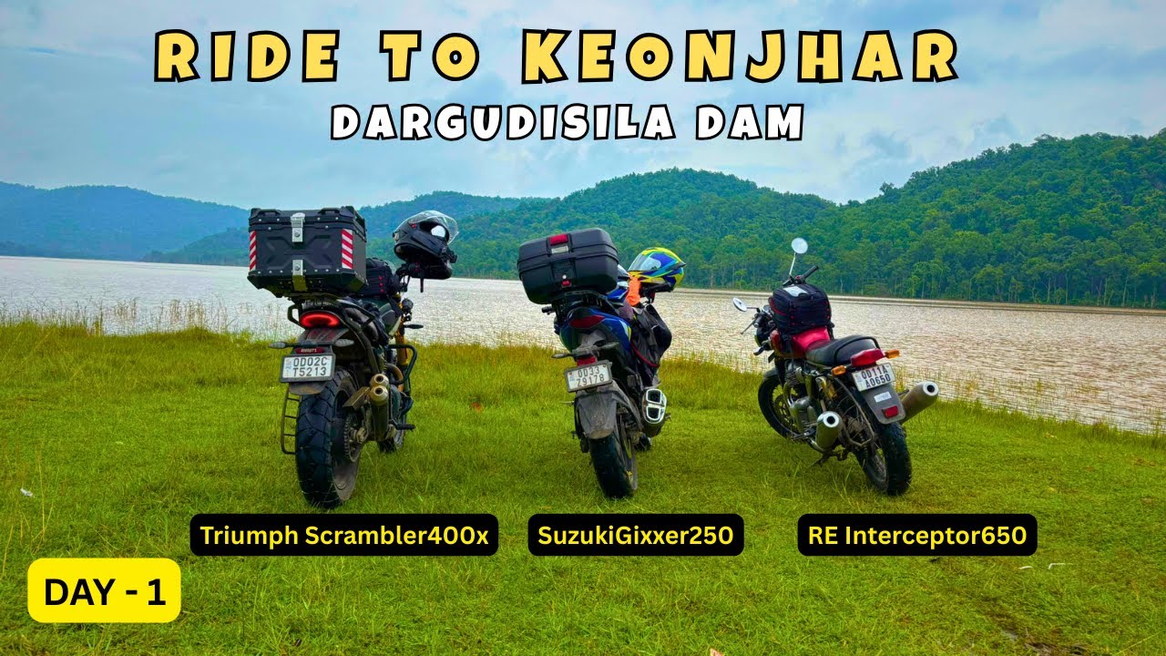 Monsoon Ride | Dargudisila Dam 🌊 | Keonjhar MotoVlog Ride | DAY-1