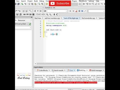 Find Factorial Using