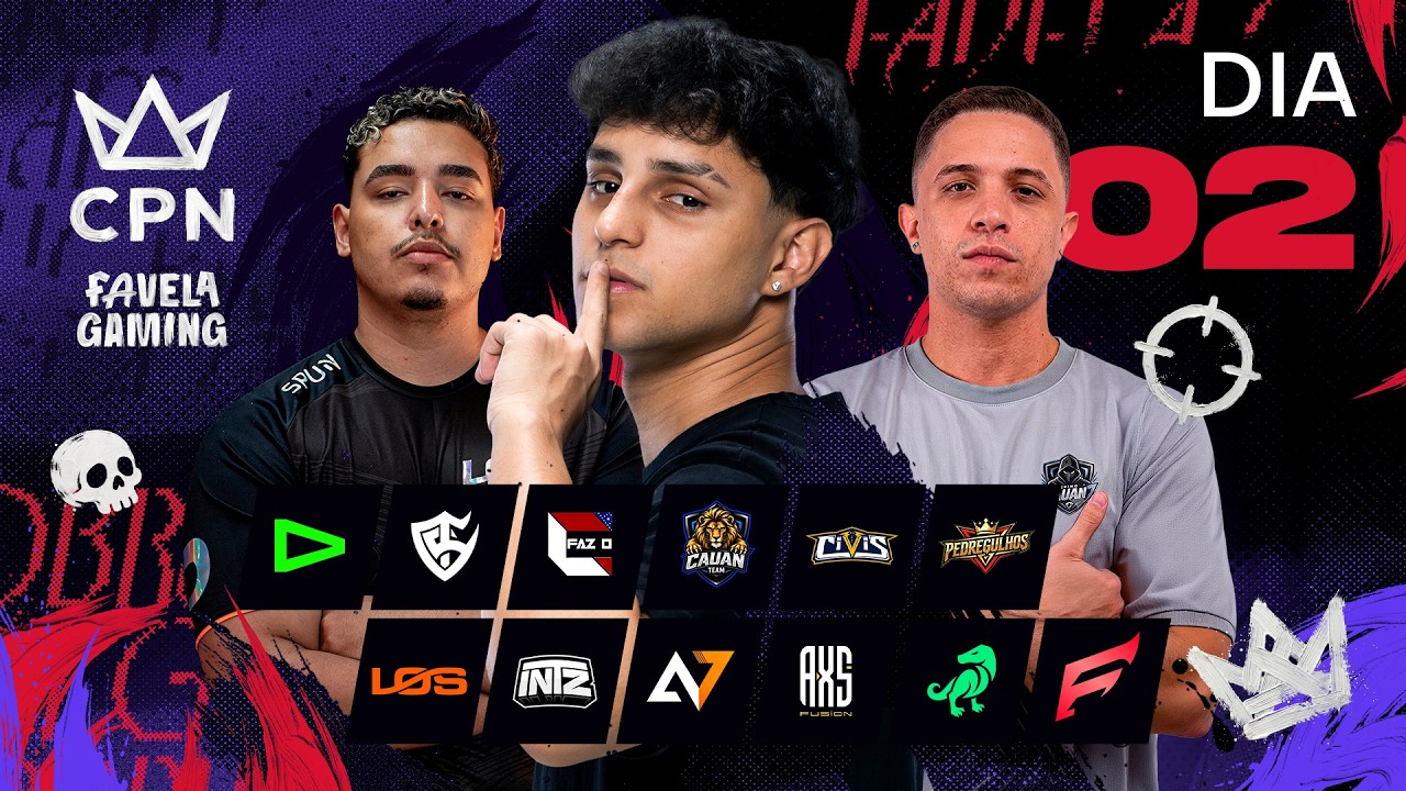 🚨 CPN FAVELA GAMING 🏆 GRUPO B x C 💜 LOUD - LOS  -  ALPHA7 💜 DIA 2