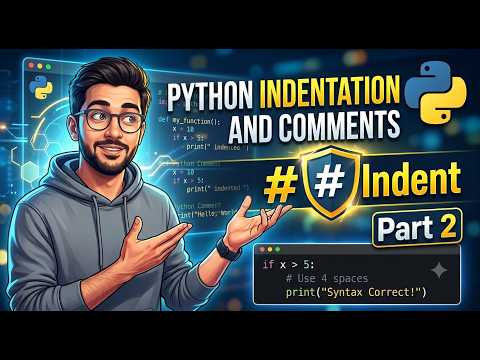 Python Indentation and comments | Zero to Hero (Part 2)
