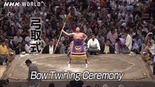Bow Twirling Ceremony [弓取式] - SUMOPEDIA