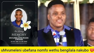 Umholi Wama Bluenation Ukhuzani Mpungose Eletha Inkulumo Emngcwabeni Karank 