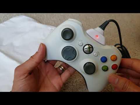 Unboxing Microsoft XBOX 360 Gamepad Controller USB Data Charging Cable For PC! 6 12 18