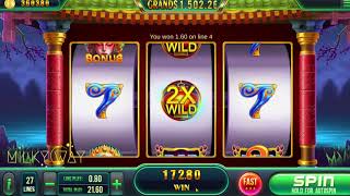 SUPER RED HOT 7's  Milky Way Play Anywhere Online Mobile Phone app Video Slot Game For Sale screenshot 2