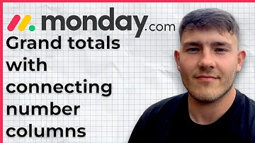 How to get grand totals with connecting number columns in Monday.com (2025 Guide)