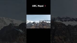 Helicopter Leaving Annapurna Base Camp! #himalayas #annapurnabasecamp #nepaltravel #shorts #views